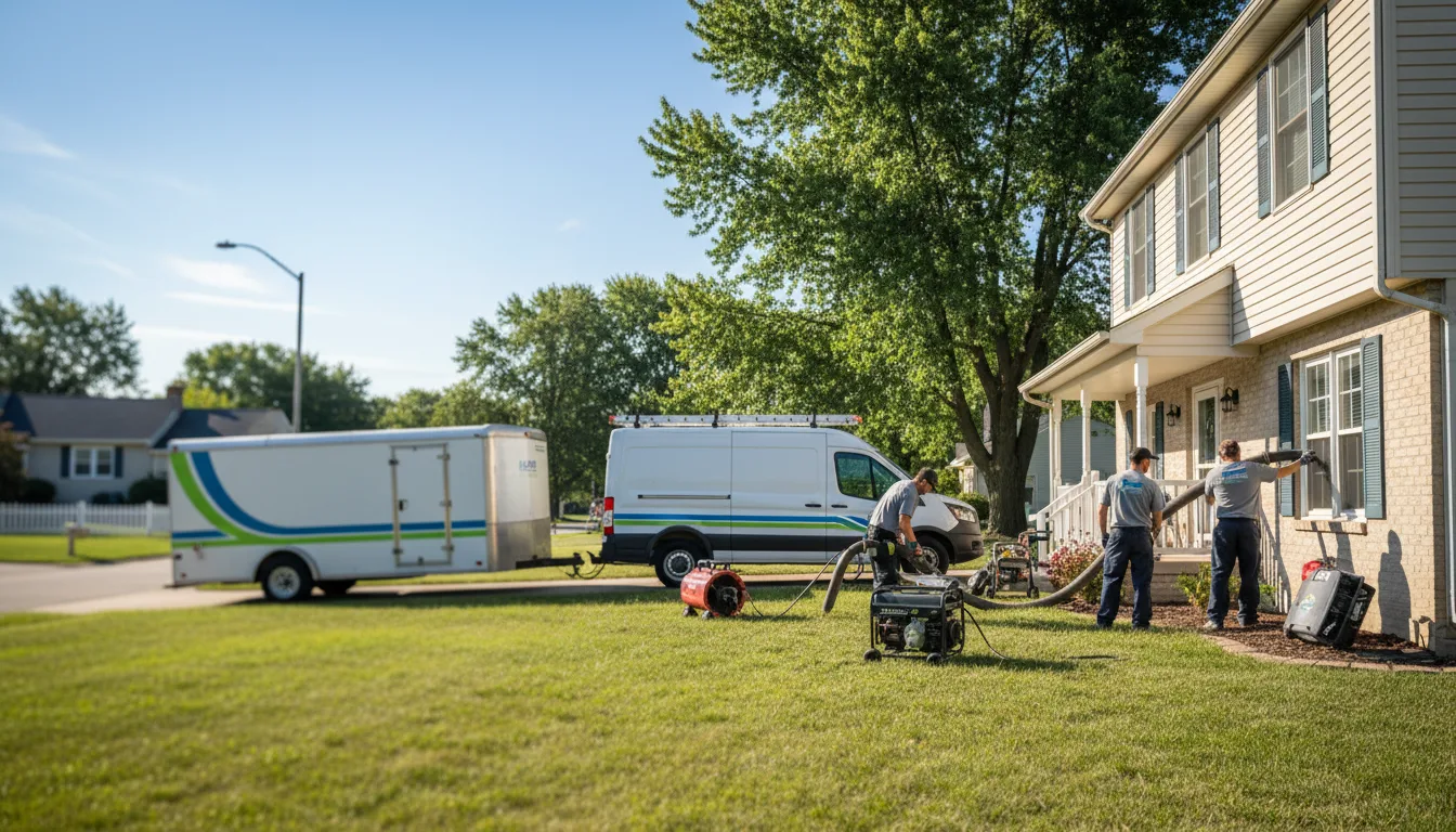 Flooded Basement Restoration And Cleanup With Repair in Monona, IA near me